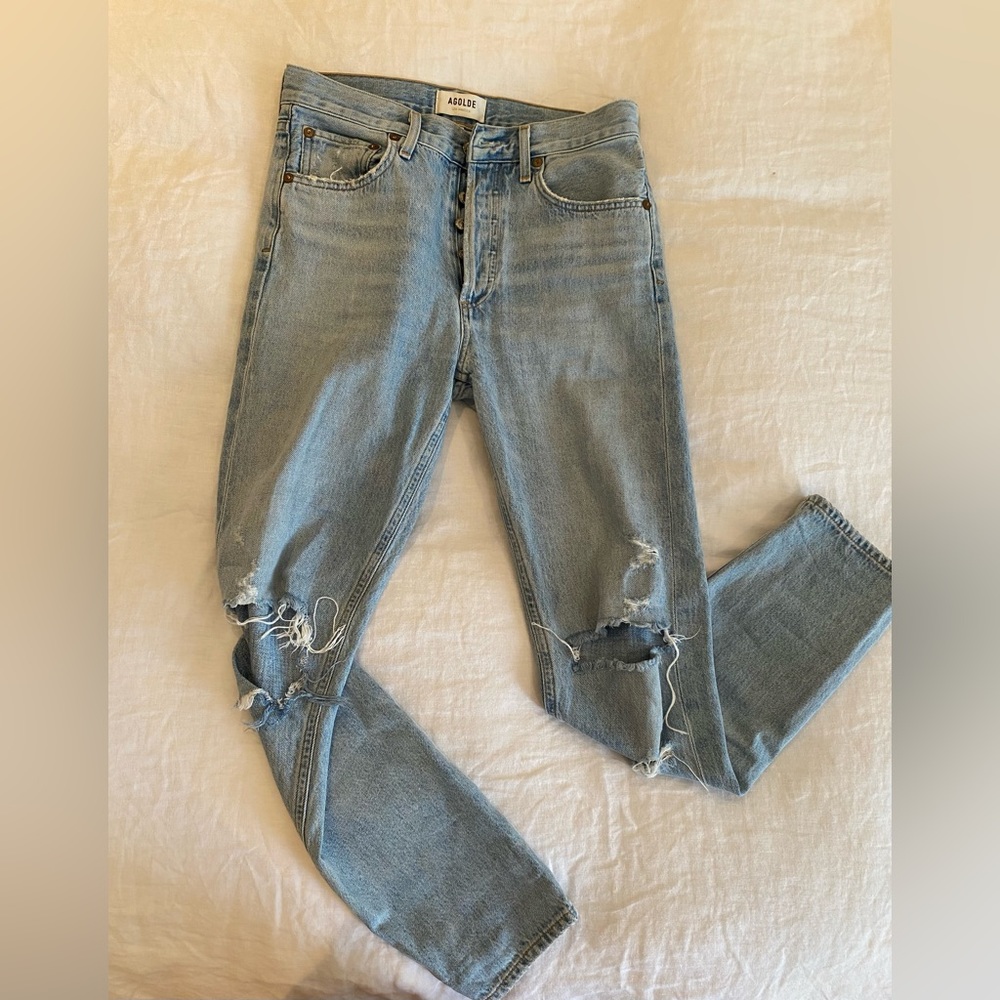 Agolde ripped jeans
